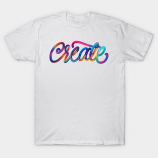 Brushed Create in candy colors T-Shirt